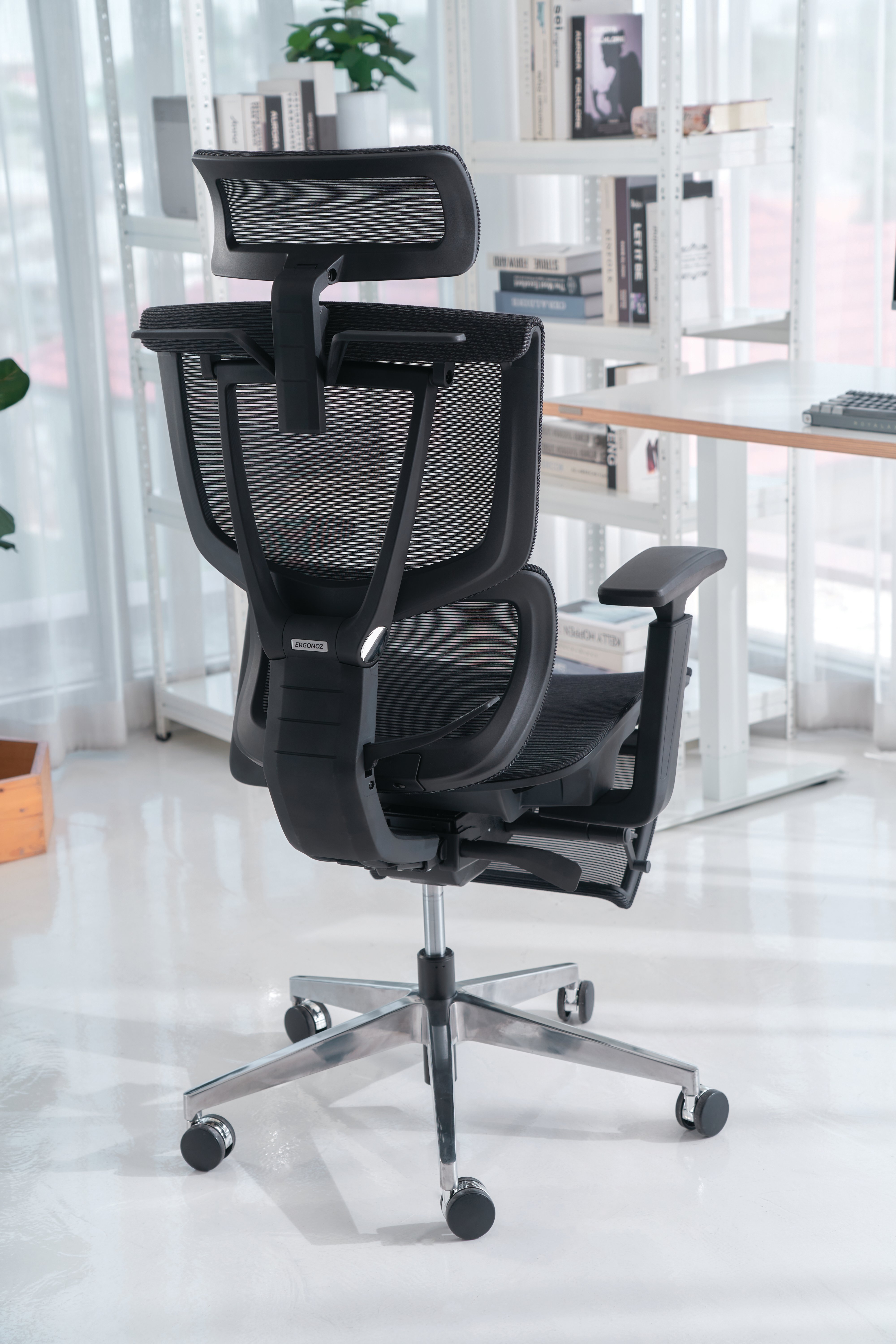 เก้าอี้ทำงาน เก้าอี้สุขภาพ ERGONOZ EGN-ERECTOR-B สีดำ ไม่มีที่พักเท้า (ERECTOR ACTIVE LUMBAR ERGONOMIC CHAIR)_9